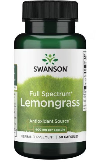 Full Spectrum Lemongrass, 400mg - 60 caps