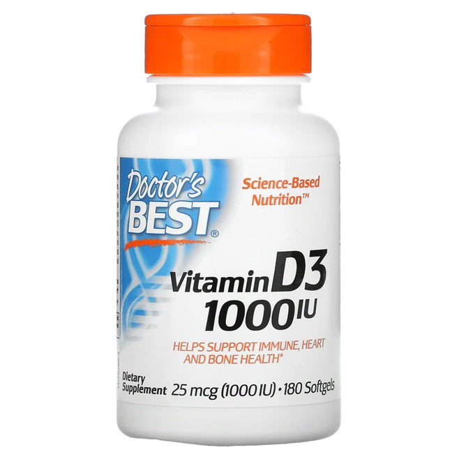 Vitamin D3 - 1000 IU - 180 softgels