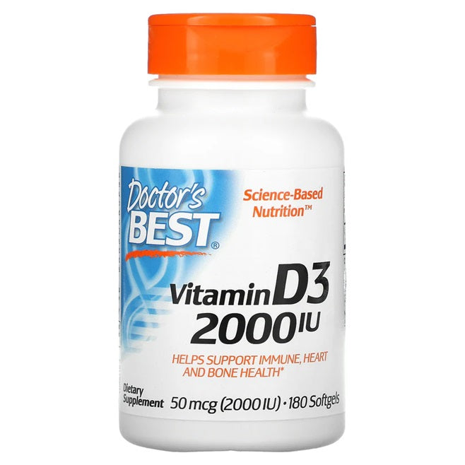 Vitamin D3 - 2000 IU - 180 softgels