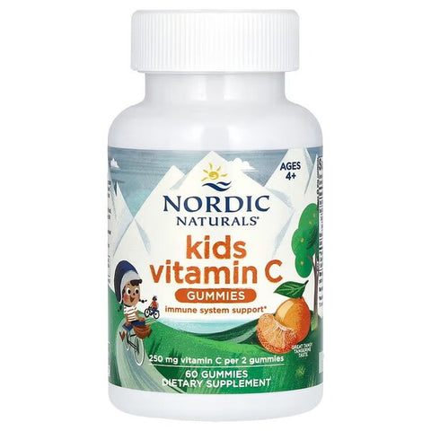 Kids Vitamin C Gummies - Tangy Tangerine - 60 gummies