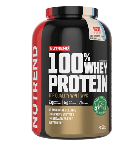 100% Whey Protein - White Chocolate + Coconut - 2250g