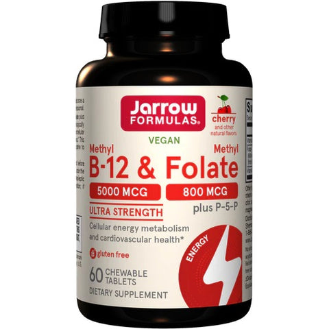 Methyl B-12 & Methyl Folate - Cherry - 60 chewable tabs