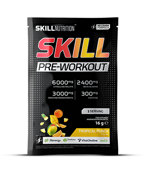 Skill Pre-Workout - Tropical Punch - 16g (1 serving)