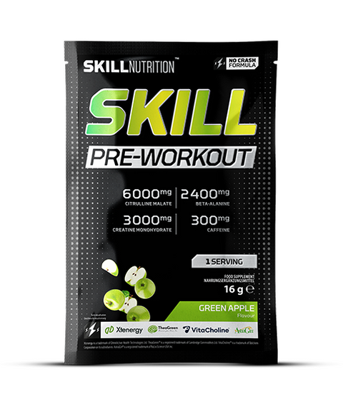 Skill Pre-Workout - Green Apple - 16g (1 serving)