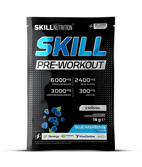 Skill Pre-Workout - Blue Raspberry - 16g (1 serving)
