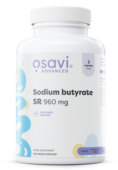 Sodium butyrate SR - 960mg - 120 vegan caps