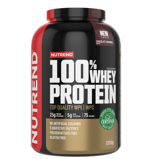 100% Whey Protein - Chocolate Brownies - 2250g