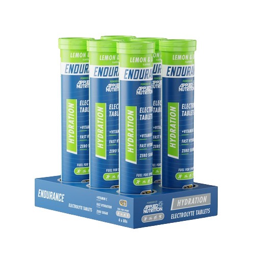 Endurance Hydration Electrolyte Effervescent Tablets - Lemon & Lime - 6 x 20 tabs