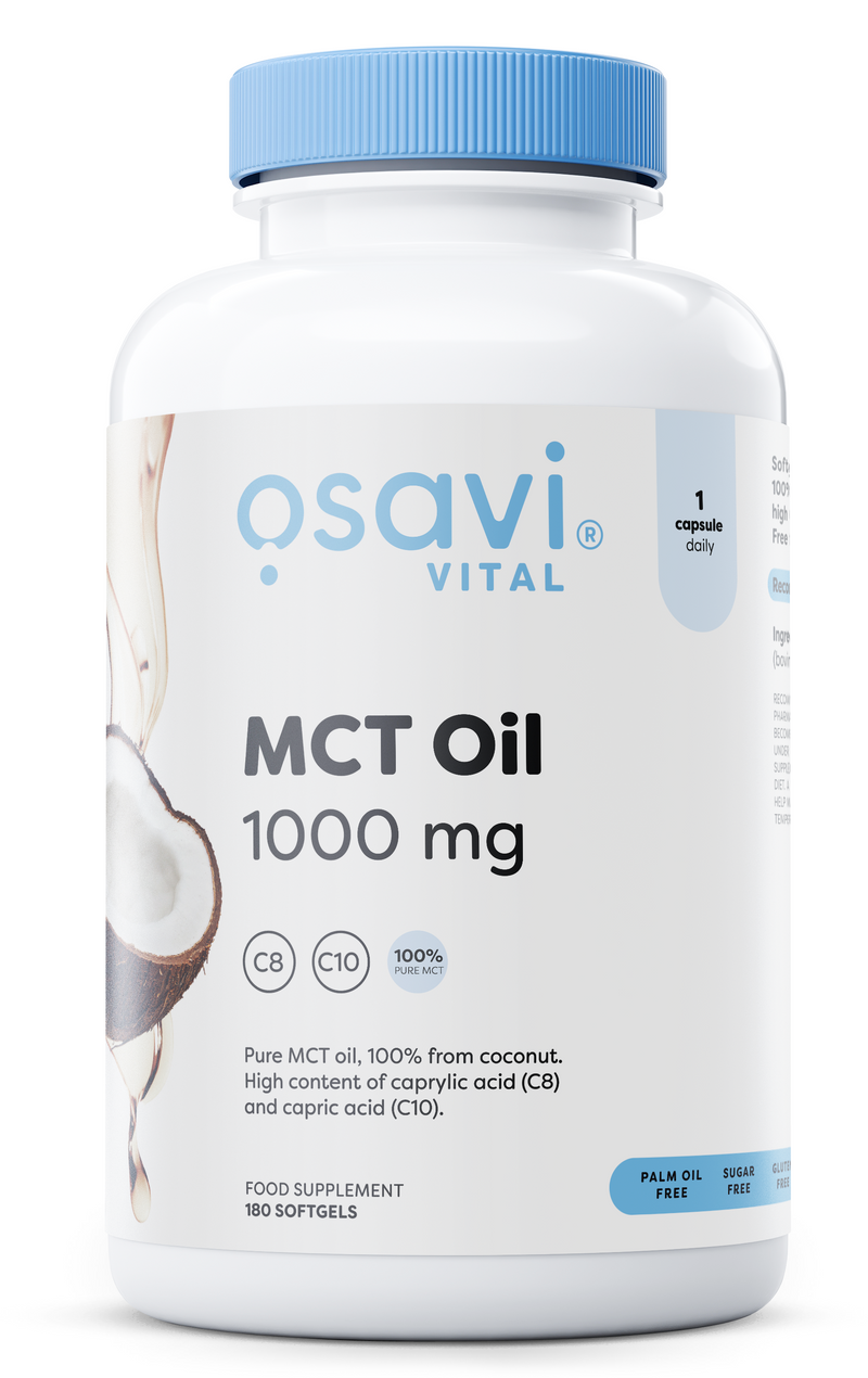 MCT Oil - 1000mg - 180 softgels