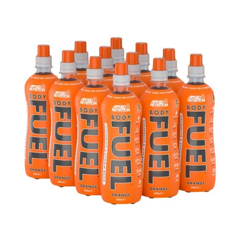 Bodyfuel Electrolyte & Vitamin Water - Orange - 12 x 500 ml.