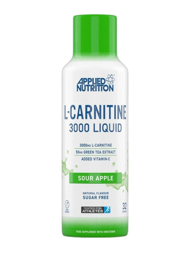 L-Carnitine Liquid 3000 - Sour Apple - 480 ml.