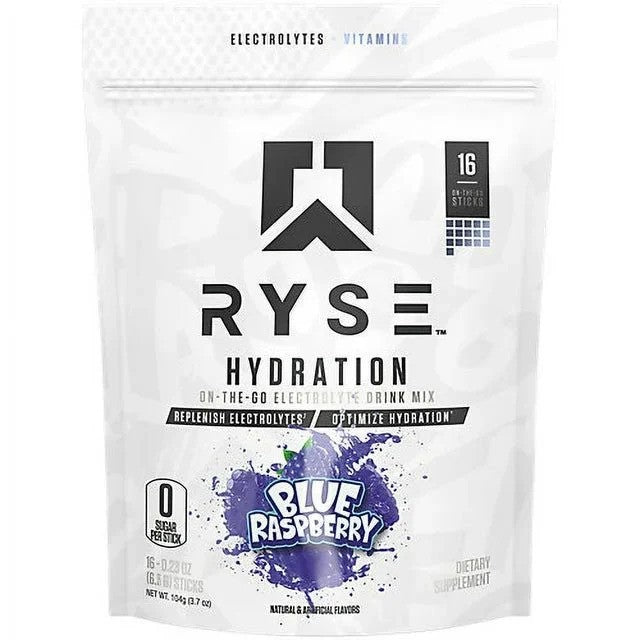 Hydration Sticks - Blue Raspberry - 16 x 6.5g