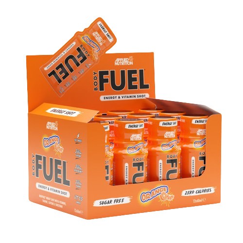 Bodyfuel Energy Shots - Orange - 12 x 60 ml.