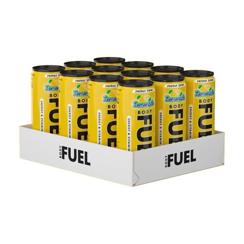 Bodyfuel Energy Cans - Lemonade - 12 x 330 ml.