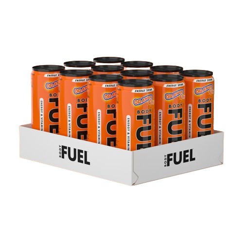 Bodyfuel Energy Cans - Orange - 12 x 330 ml.