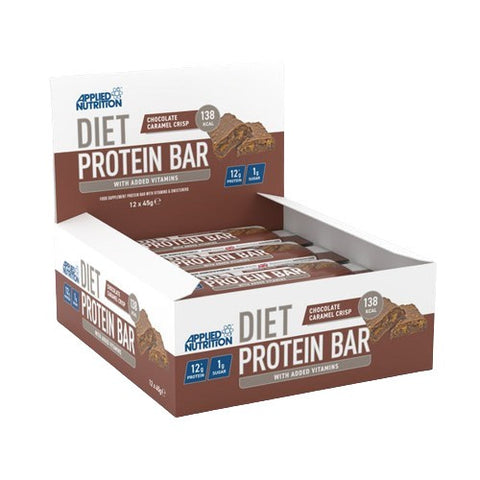 Diet Protein Bar - Chocolate Caramel Crisp - 12 x 45g