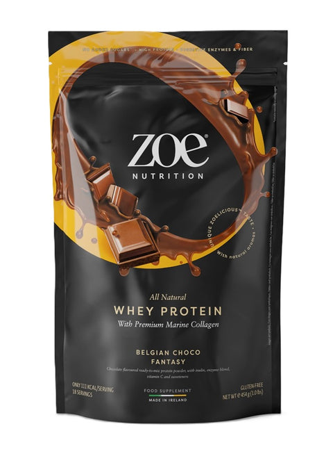 Whey Protein with Premium Marine Collagen - Belgian Choco Fantasy - 454g