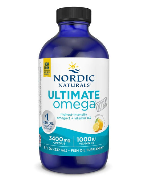 Ultimate Omega Xtra - 3400mg Lemon - 237 ml.