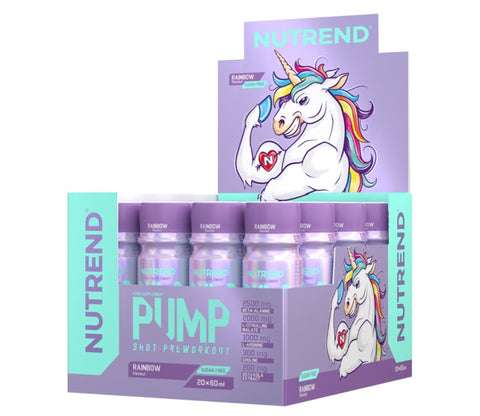 Pump Pre-Workout Shot - Rainbow - 20 x 60 ml.