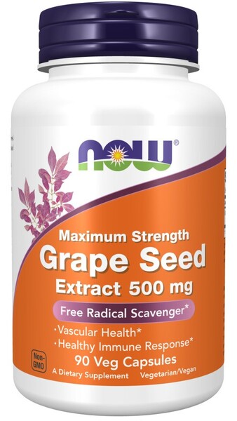 Grape Seed Extract - 500mg Maximum Strength - 90 vcaps