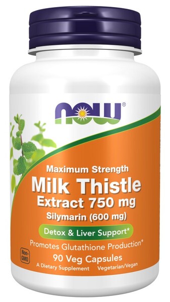 Milk Thistle Extract - 750mg Maximum Strength - 90 vcaps