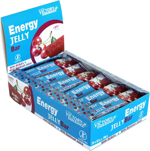 Joe Weider Victory Endurance Energy Jelly Bar - Cherry - 24 x 32g