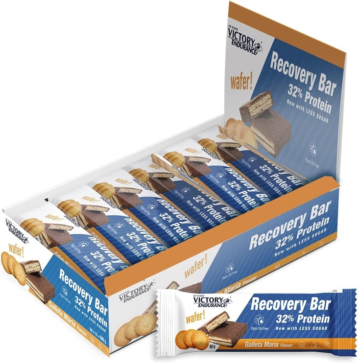 Joe Weider Victory Endurance Recovery Bar - Galleta Maria - 12 x 50g