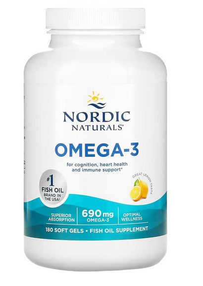 Omega-3 - 690mg Lemon - 180 softgels