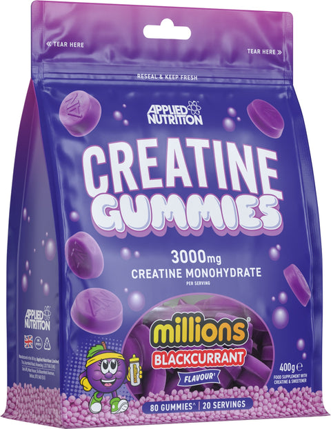 Creatine Gummies - Millions Blackcurrant - 80 gummies