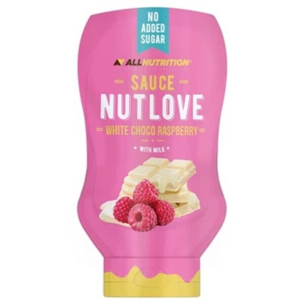 Nutlove Sauce - White Choco Raspberry - 280 ml.
