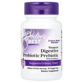 Womens Digestive Probiotic Prebiotic With Cranberry - 30 vcaps