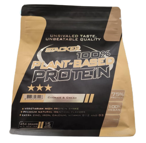 100% Plant Based Protein - Cookies & Cream - 454g