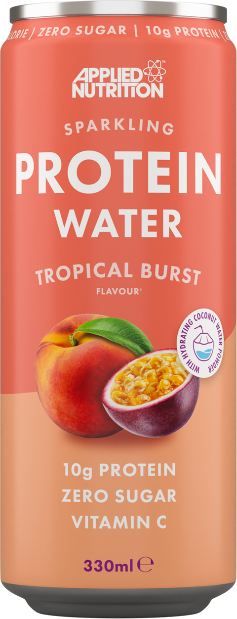 Sparkling Protein Water - Tropical Burst - 12 x 330 ml.