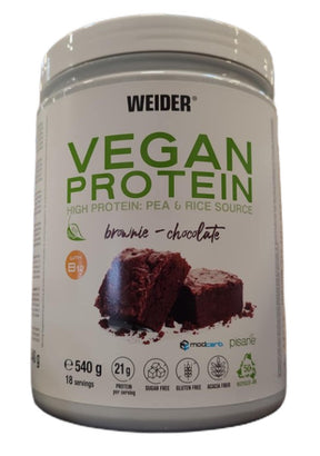 Vegan Protein, Brownie Chocolate - 540g