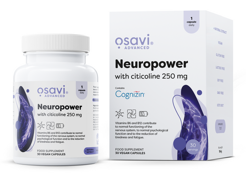 Neuropower with Citicoline - 250mg - 30 vegan caps