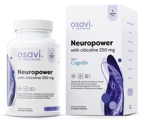 Neuropower with Citicoline - 250mg - 60 vegan caps