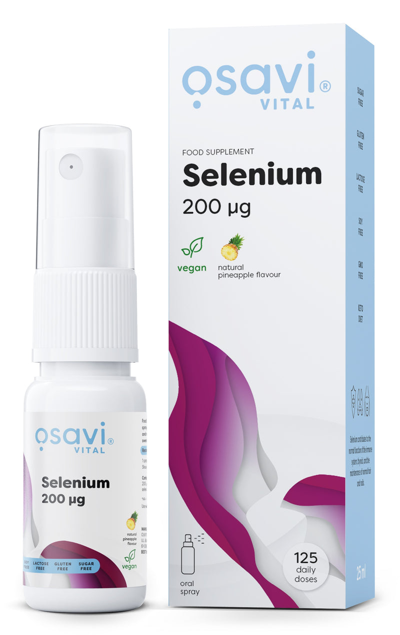 Selenium Oral Spray - 200mcg (Pineapple) - 25 ml.