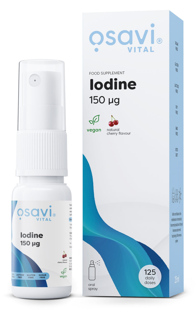 Iodine Oral Spray - 150mcg (Cherry) - 25 ml.