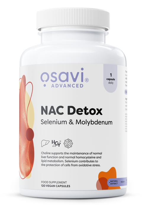 NAC Detox - Selenium & Molybdenum - 120 vegan caps