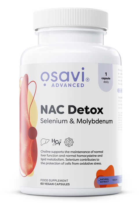 NAC Detox - Selenium & Molybdenum - 60 vegan caps