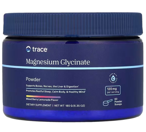 Magnesium Glycinate Powder - Mixed Berry Lemonade - 180g