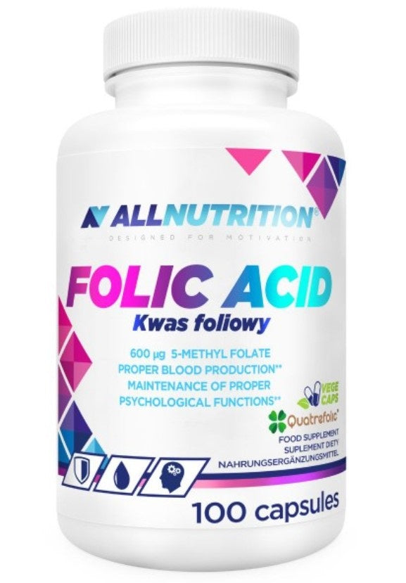 Folic Acid - 600mcg - 100 caps