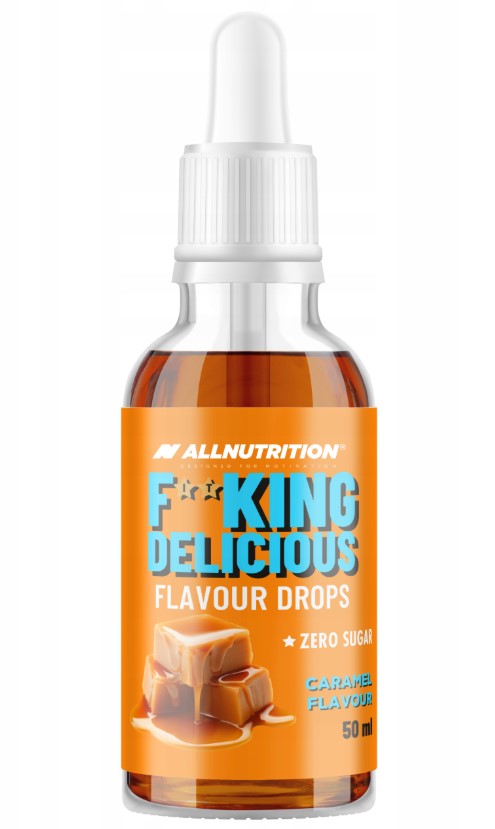 Fitking Delicious Flavour Drops - Caramel - 50 ml.