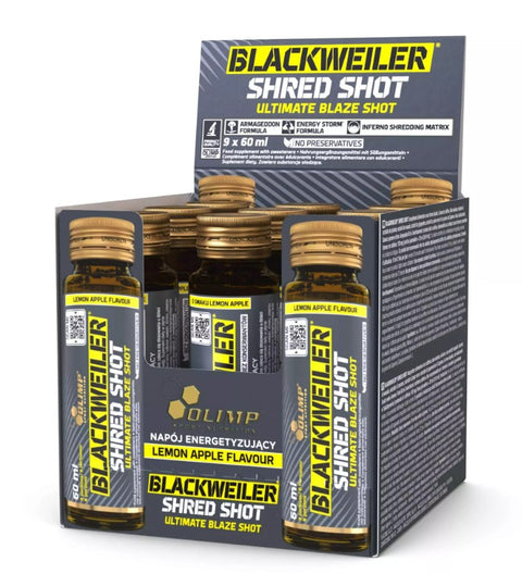 Blackweiler Shred Shot - Lemon Apple - 9 x 60 ml.