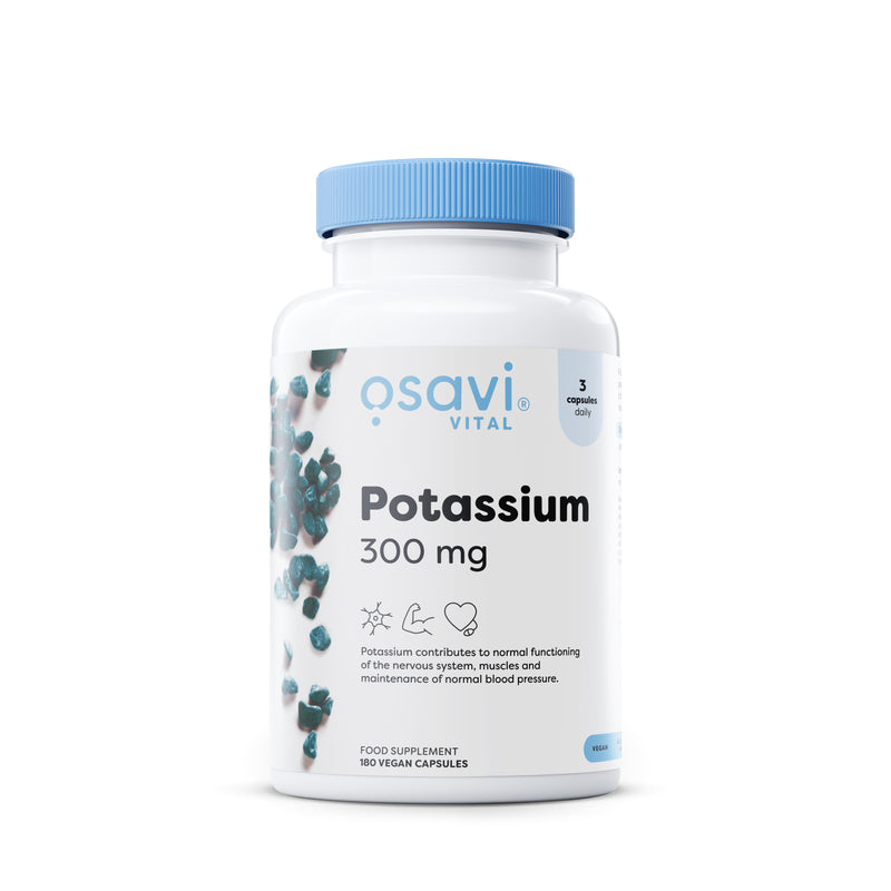 Potassium - 300mg - 180 vegan caps