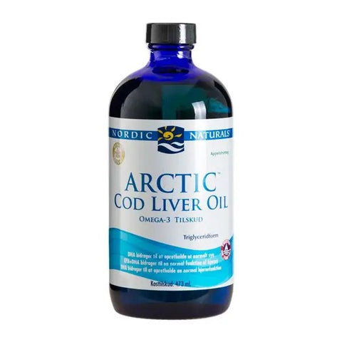 (Danish Label) Arctic Cod Liver Oil - 1060mg Orange - 473 ml.