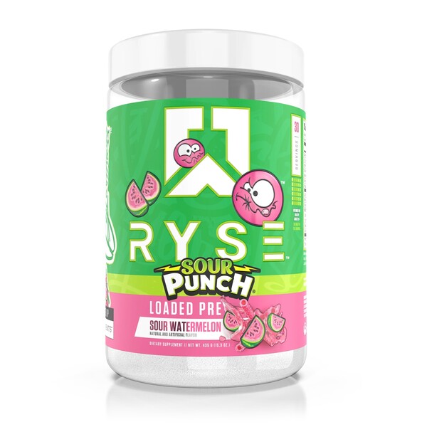 Loaded Pre - Sour Punch Watermelon - 435g
