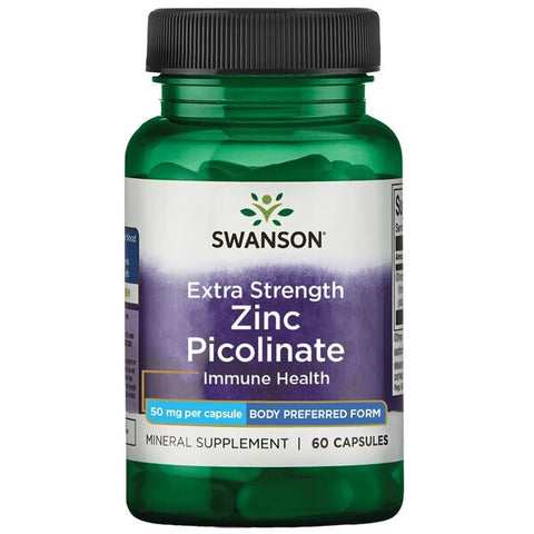 Zinc Picolinate Body Preferred Form - 50mg Extra Strength - 60 caps