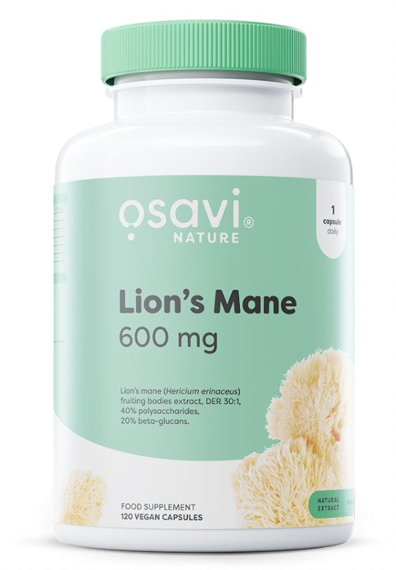 Lions Mane - 600mg - 120 vegan caps