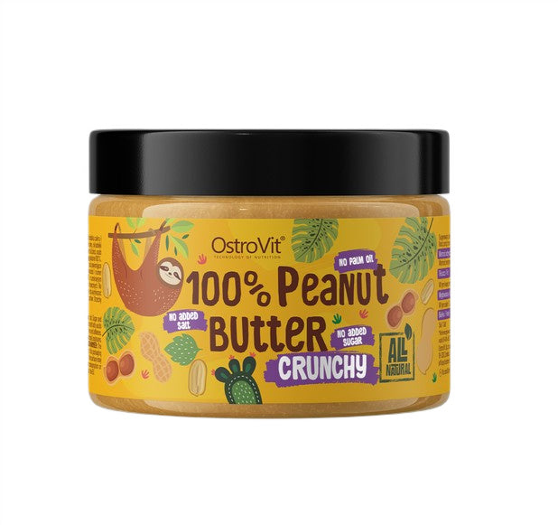 100% Peanut Butter - Crunchy - 500g